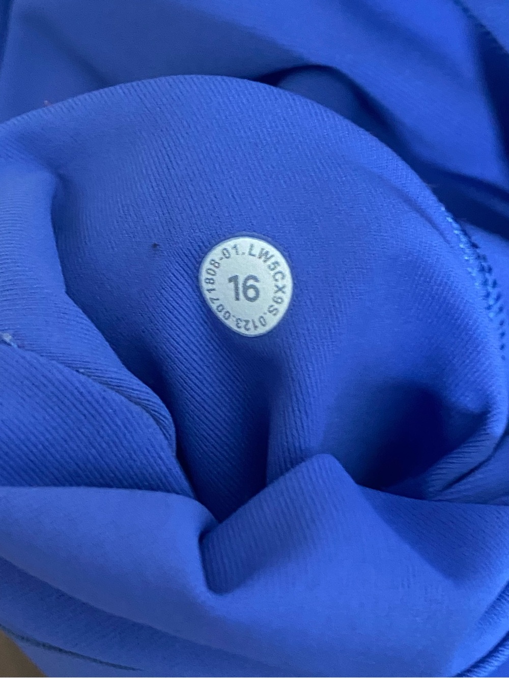 Lululemon Swift Speed High-Rise Leggings Electric Blue Size 16 - Picture 8 of 9